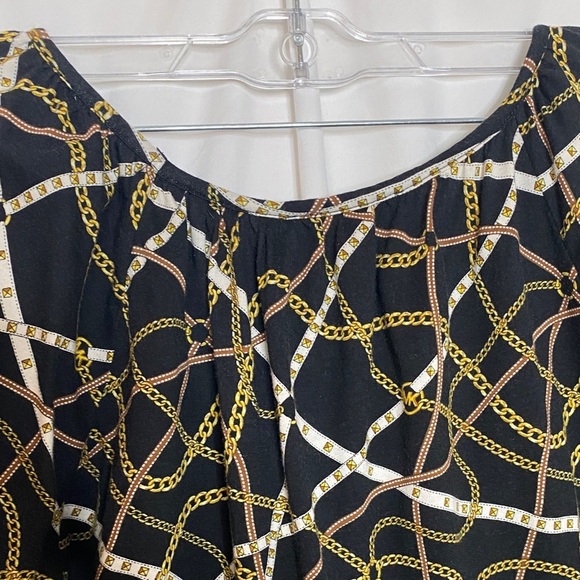 MICHAEL Michael Kors Chain Print Blouse - Picture 3 of 7